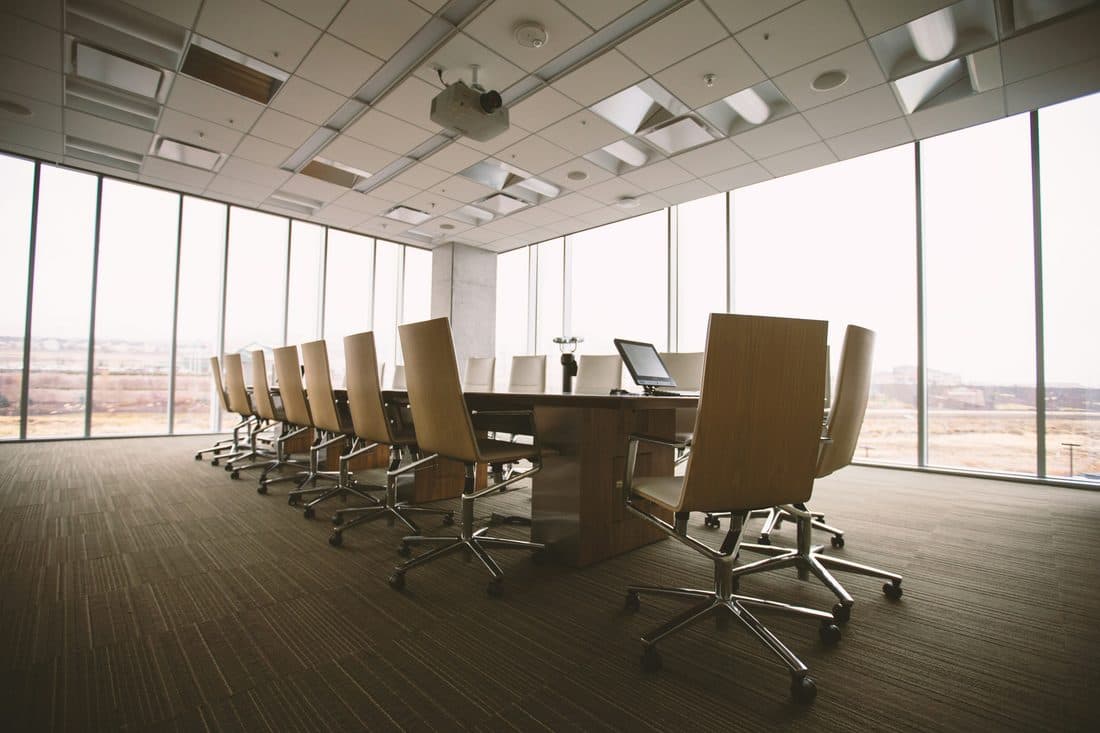 Modern boardroom